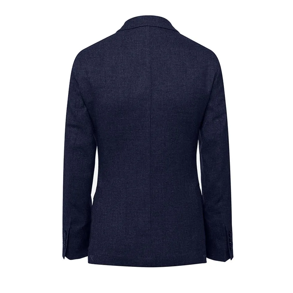 Mens' Hackett, Garment-Dyed Wool Blazer in Navy