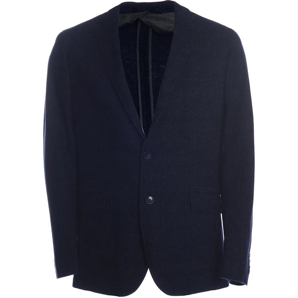 Mens Hackett London Mayfair Knit Blazer in Navy