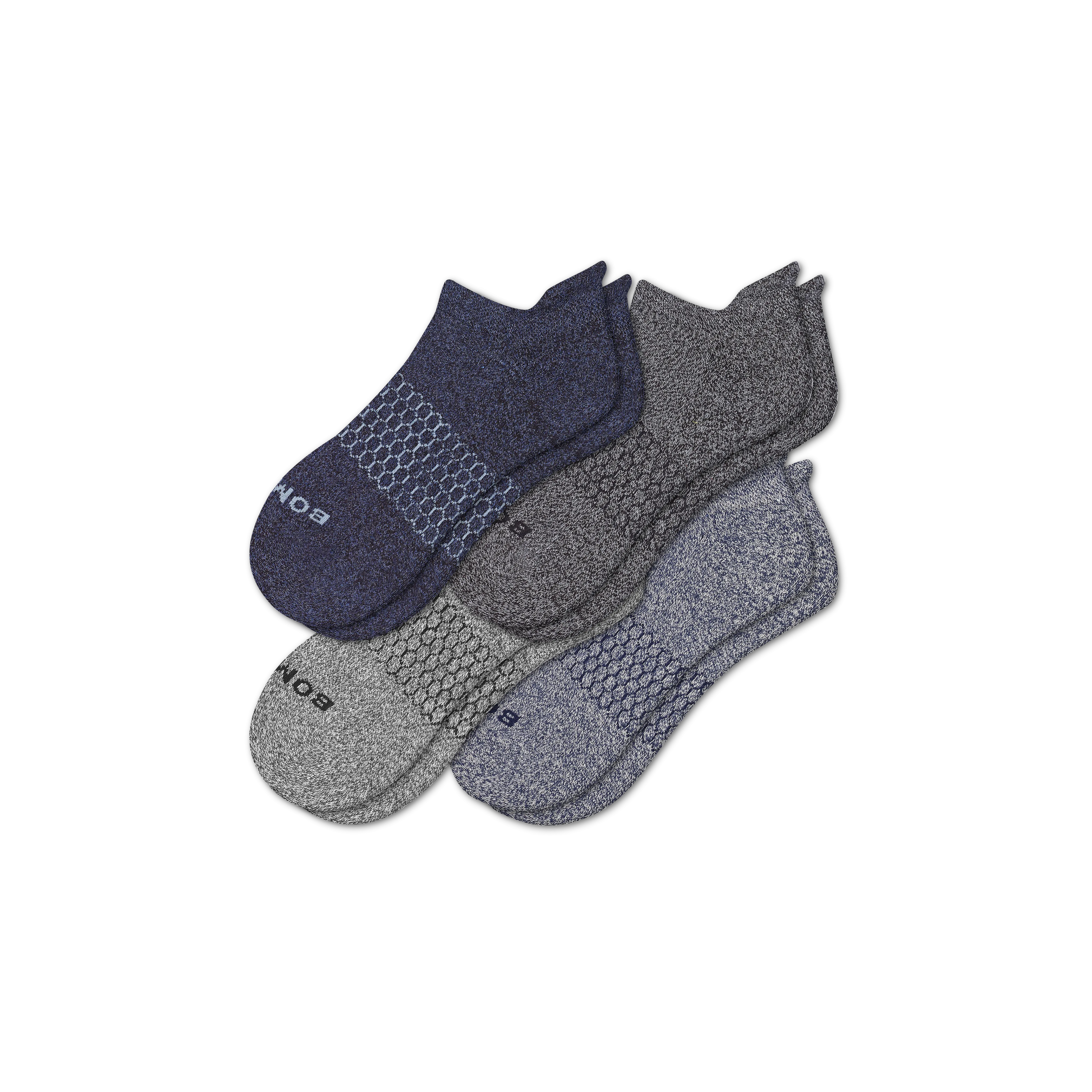 Men's Marl Ankle Socks - 4 Pack