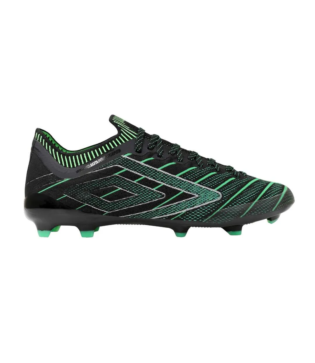 Mens velocita elixir pro firm ground football boots black/alexandrite/toucan/white Umbro