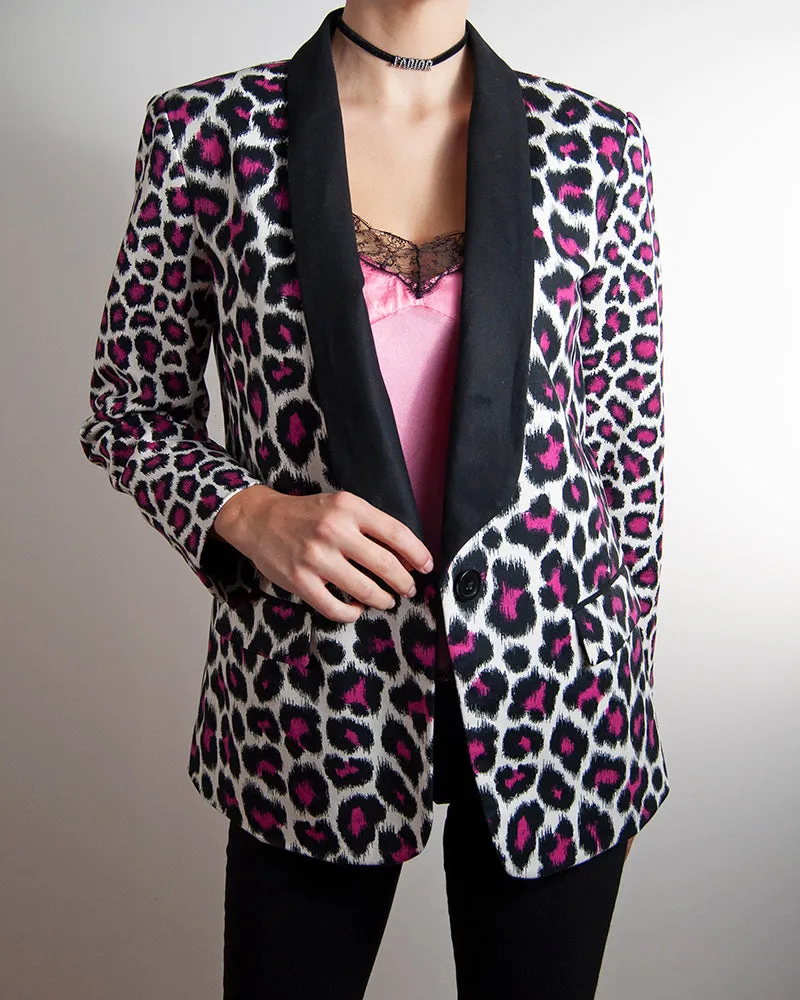 Michael Kors animal print blazer