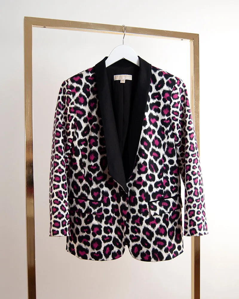 Michael Kors animal print blazer