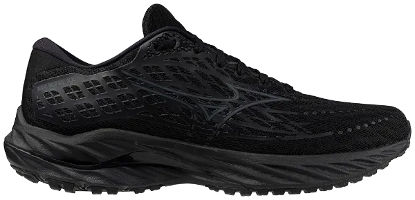 Mizuno Wave Inspire 20 Black Ultimate Grey D Width Men's