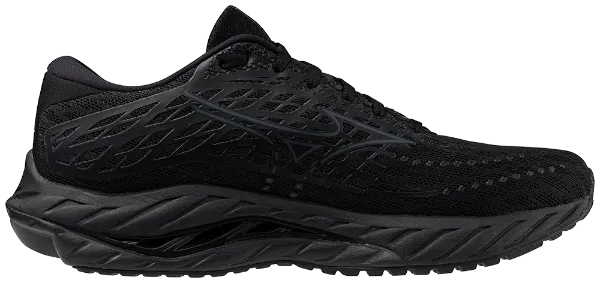 Mizuno Wave Inspire 20 Black Ultimate Grey D Width Men's