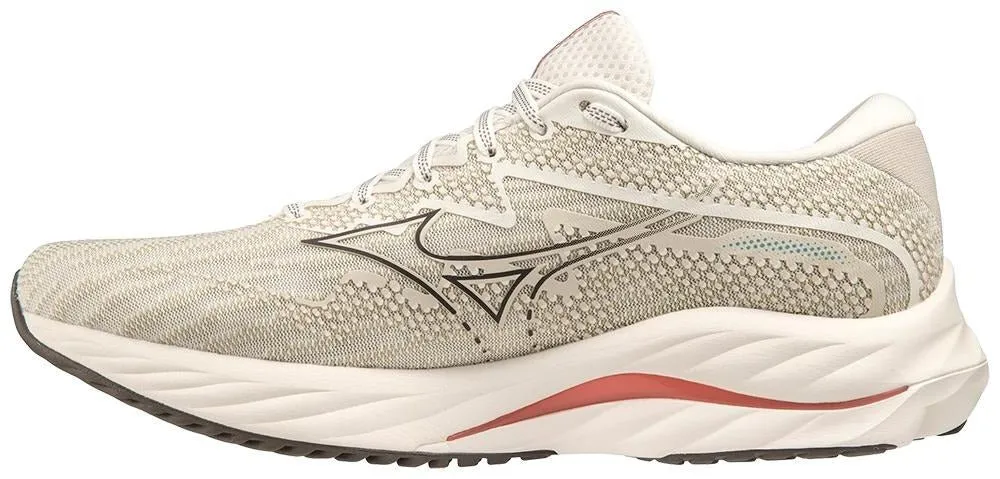 Mizuno Wave Rider 27 Snow White Granite Grey