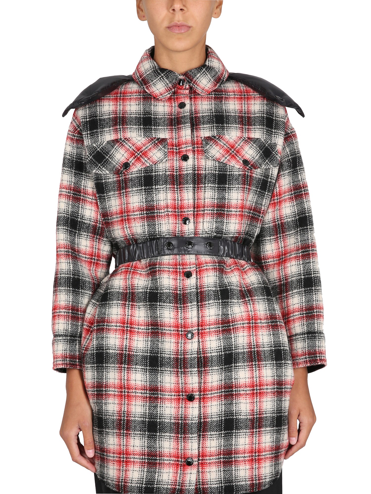 Moncler padded shirt dress - reversible