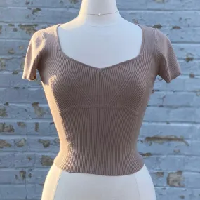 My Head Rib Knit Top