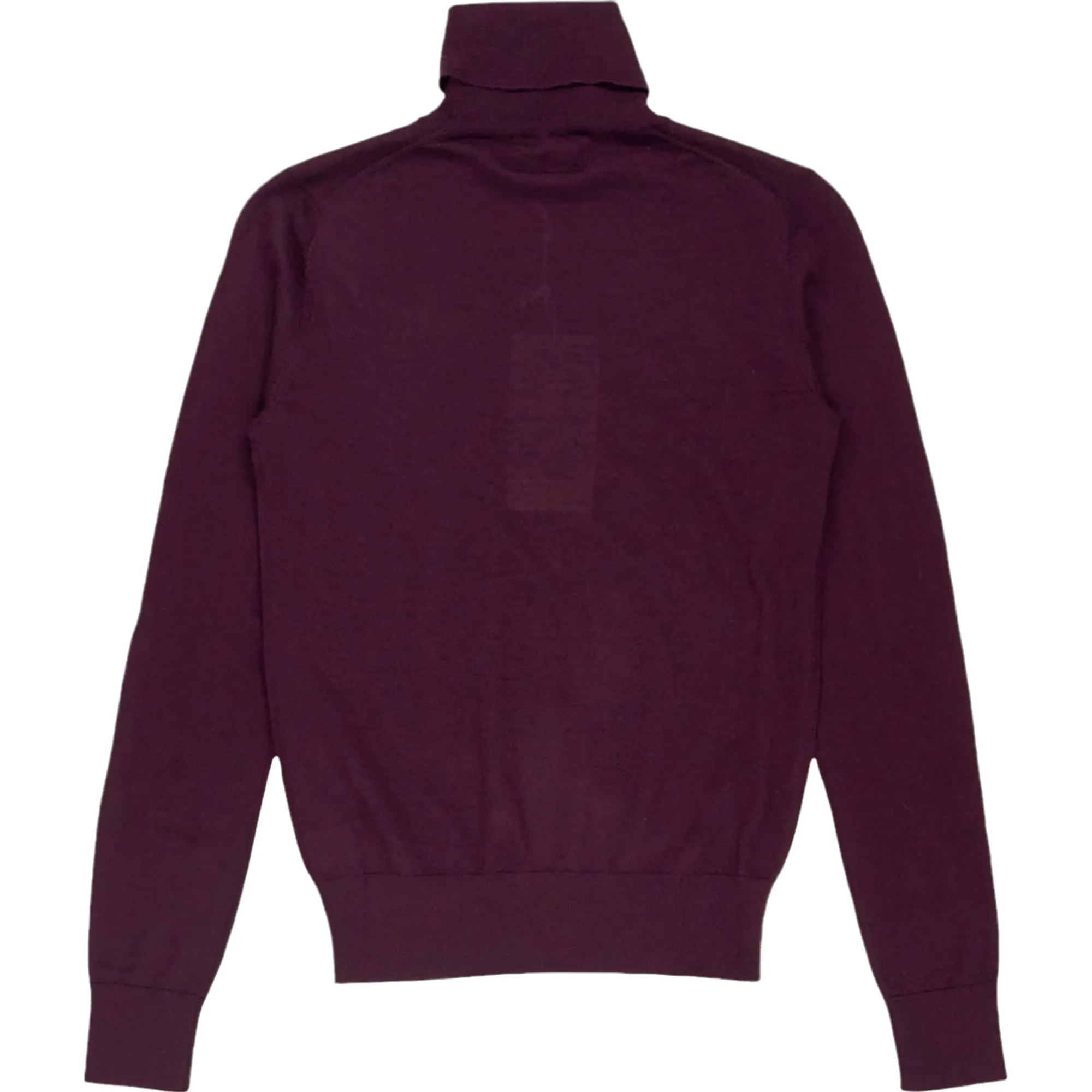 N. Peal Burgundy Cashmere Turtleneck Sweater