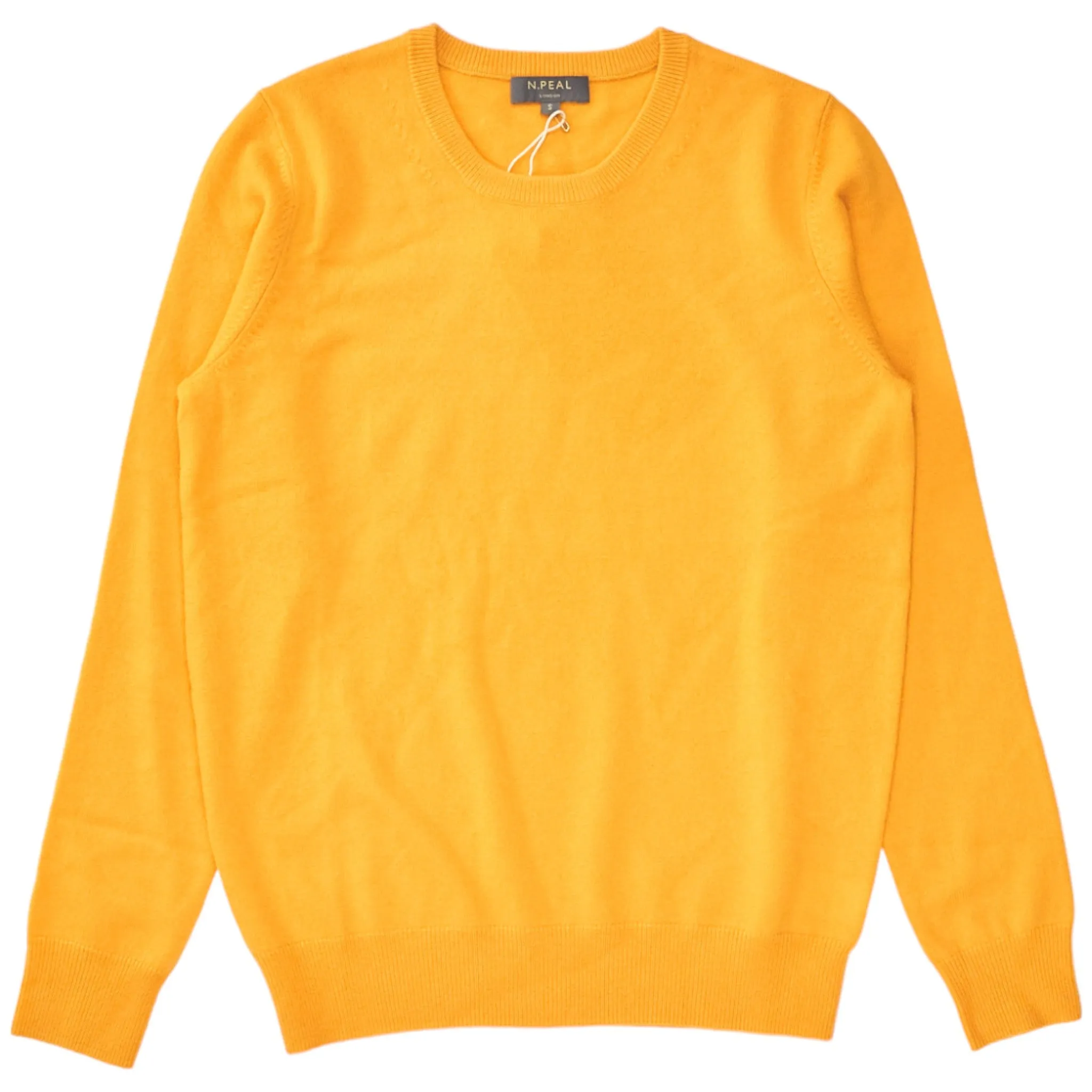 N. Peal Satsuma Orange Cashmere Sweater