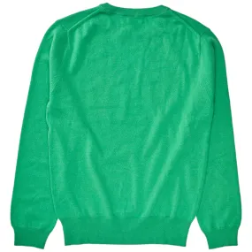 N. Peal X Pantone Green Cashmere Sweater