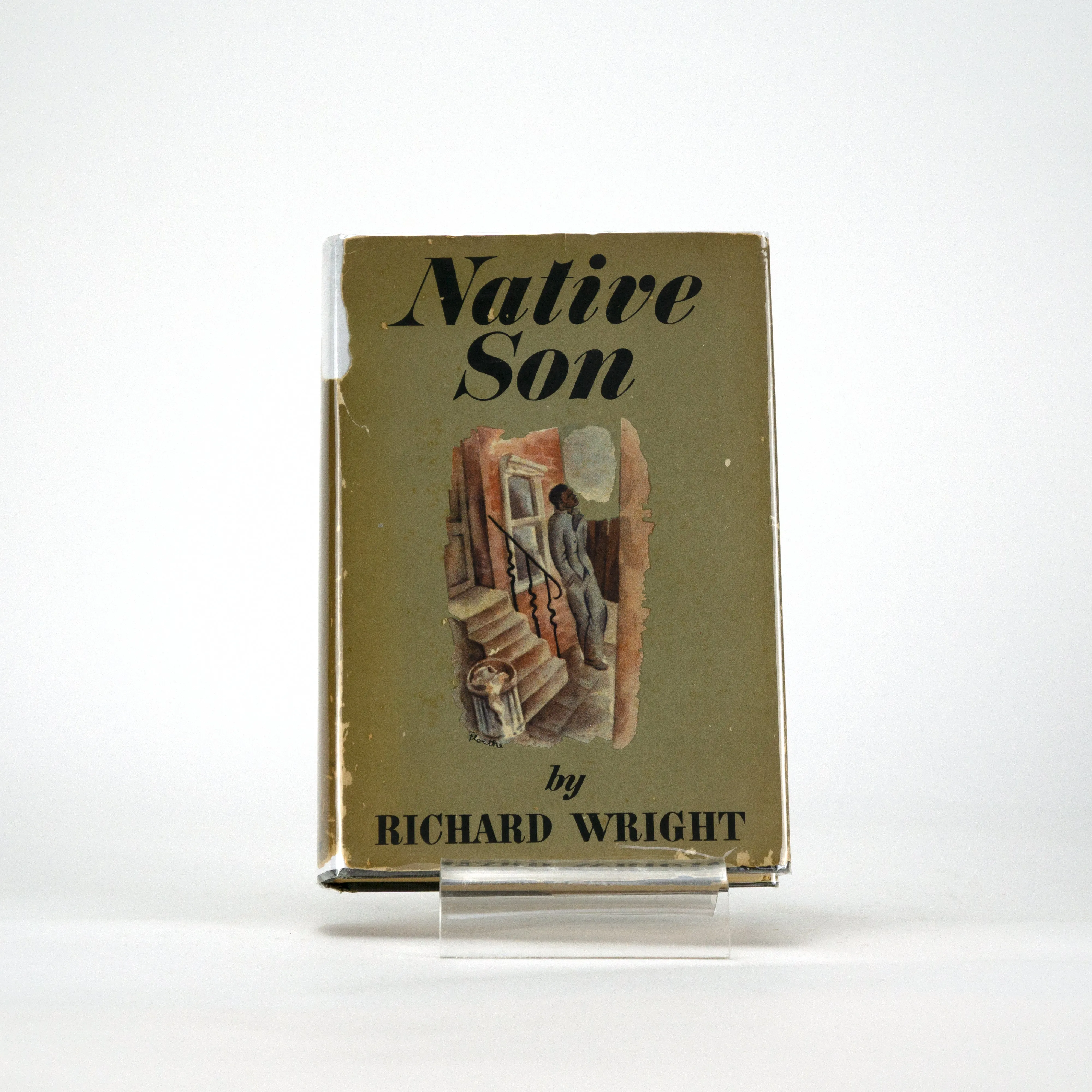 Native Son by Richard Wright, published in 1940 by Harper and Brothers. First Edition.