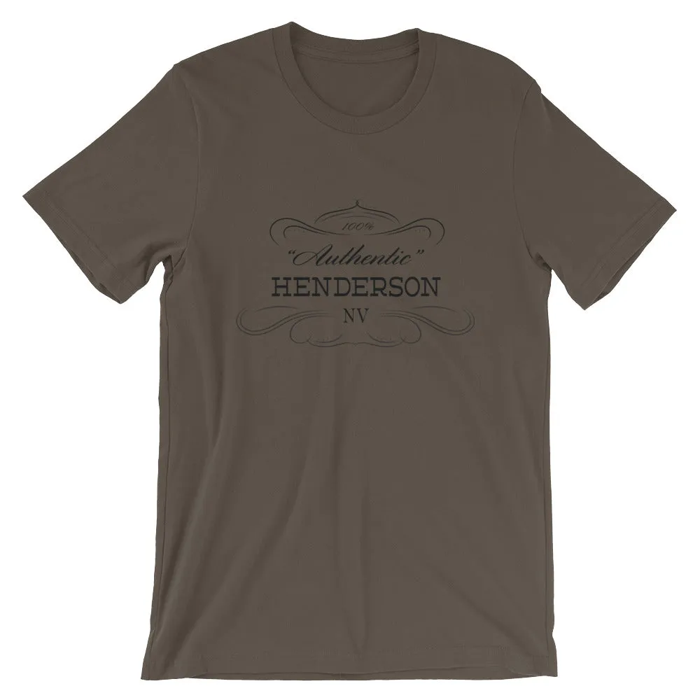 Nevada Henderson NV T-shirt - Short Sleeve Unisex - Authentic.