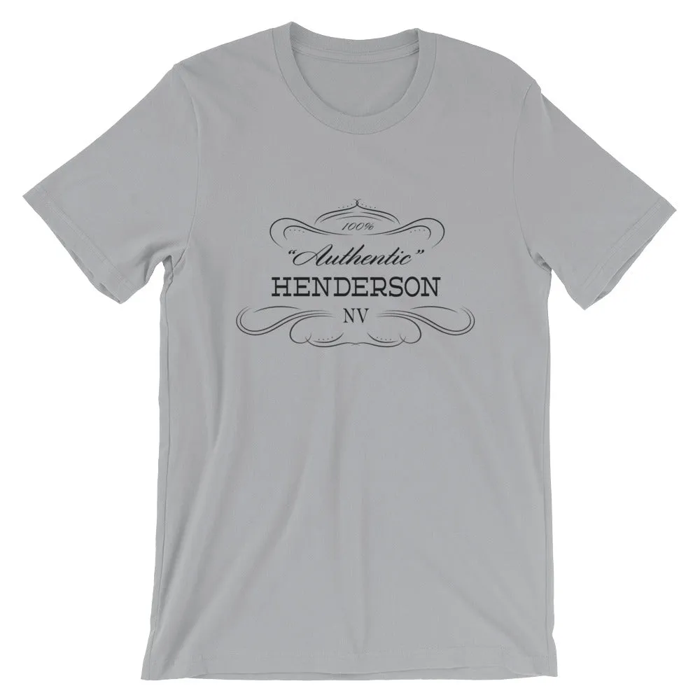 Nevada Henderson NV T-shirt - Short Sleeve Unisex - Authentic.