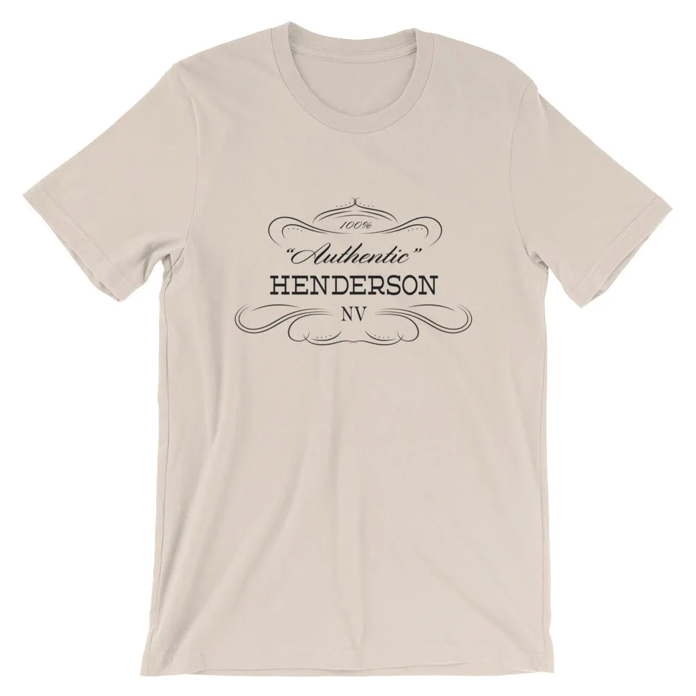 Nevada Henderson NV T-shirt - Short Sleeve Unisex - Authentic.