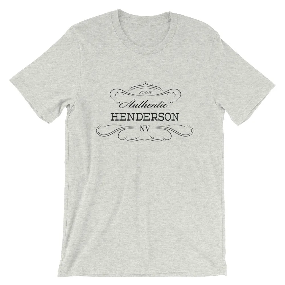 Nevada Henderson NV T-shirt - Short Sleeve Unisex - Authentic.