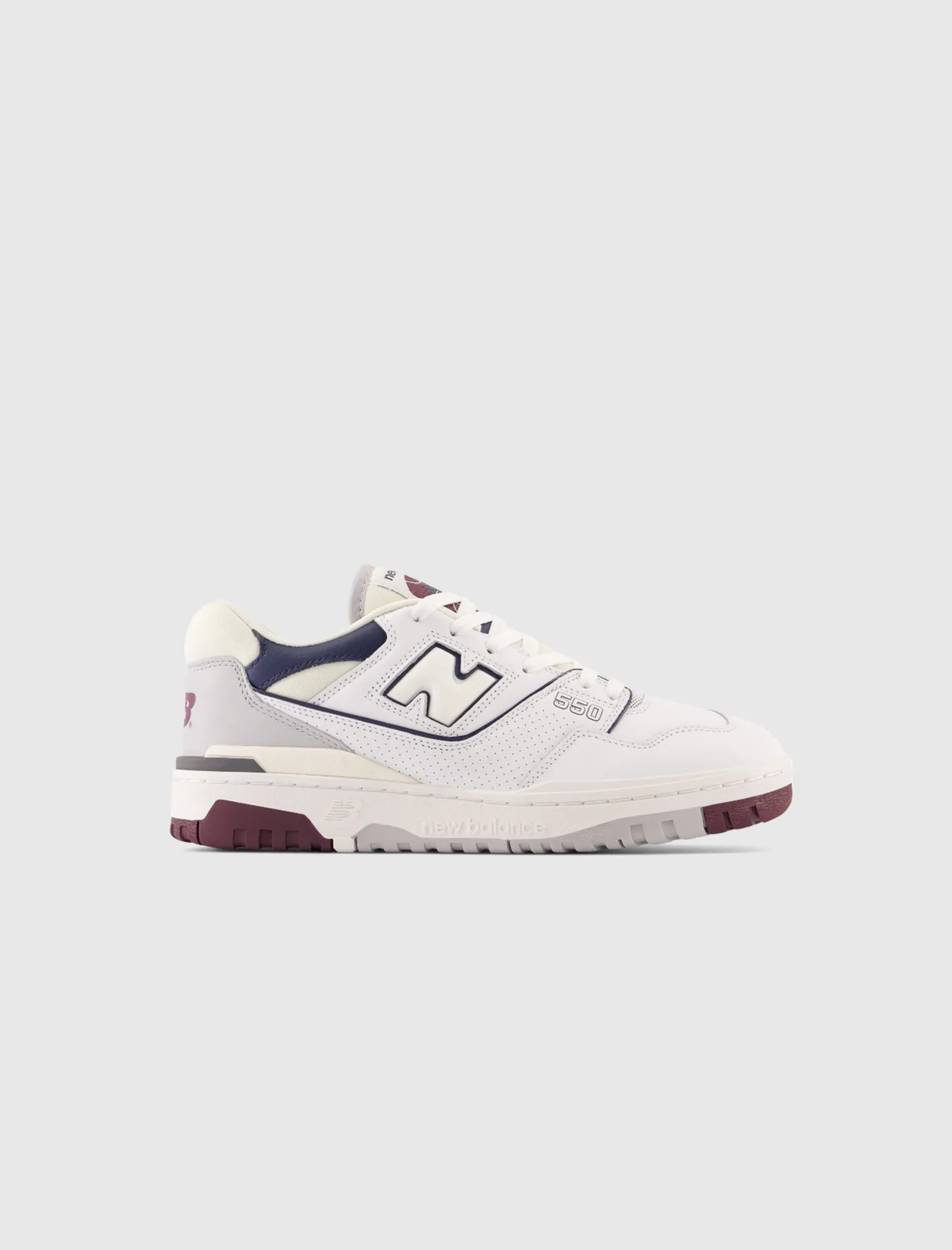 New Balance 550 White Burgundy