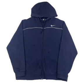 Nike 00's Navy Blue Zip Up Hoodie