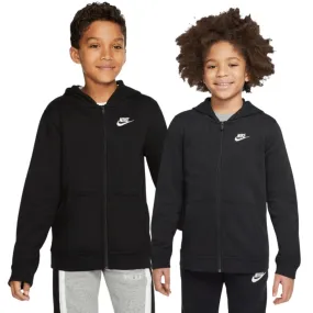 Nike Junior Black Full-Zip Hooded Jacket - Shop Now