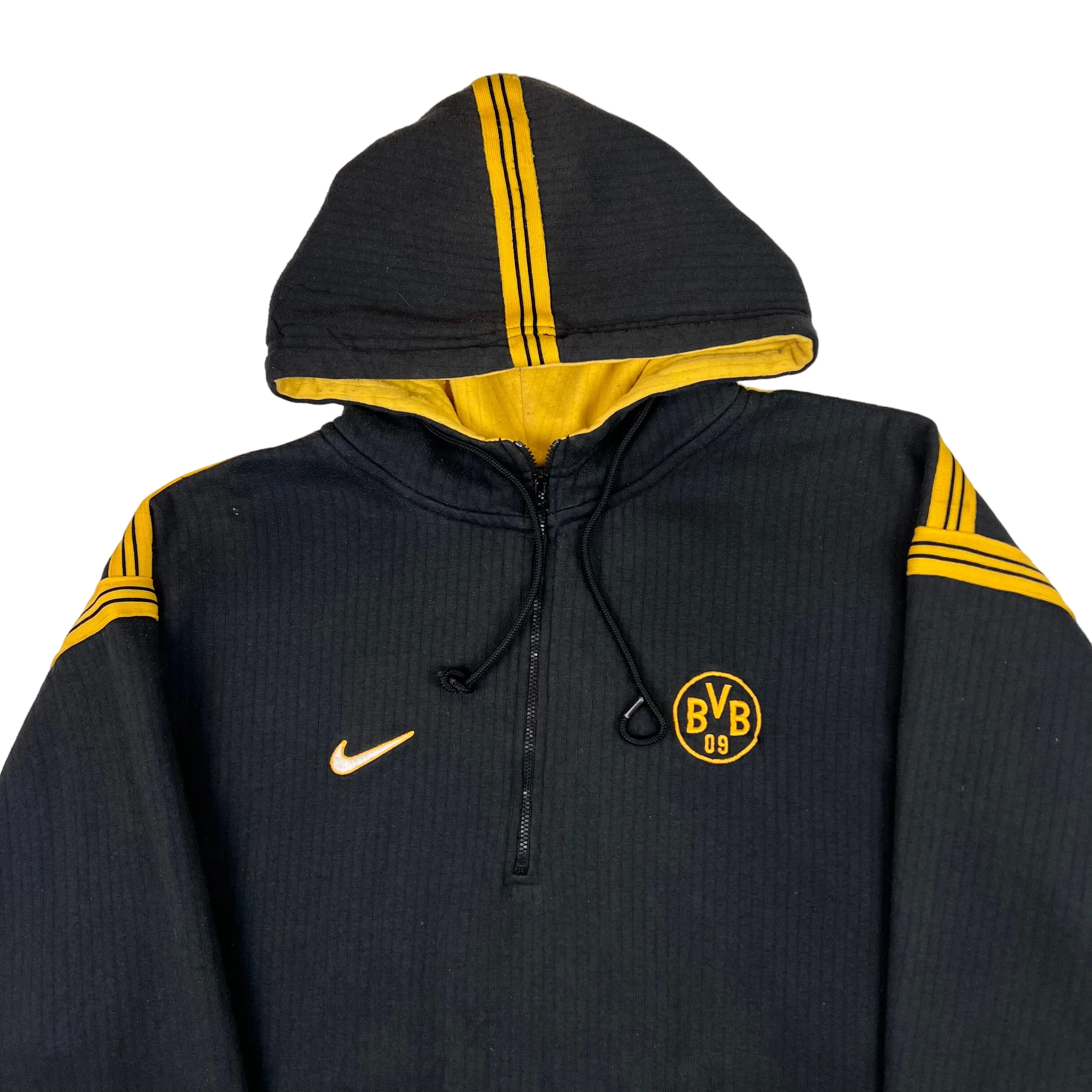 Nike Rare Borussia Dortmund 1996 Quarter Zip Pullover Hoodie