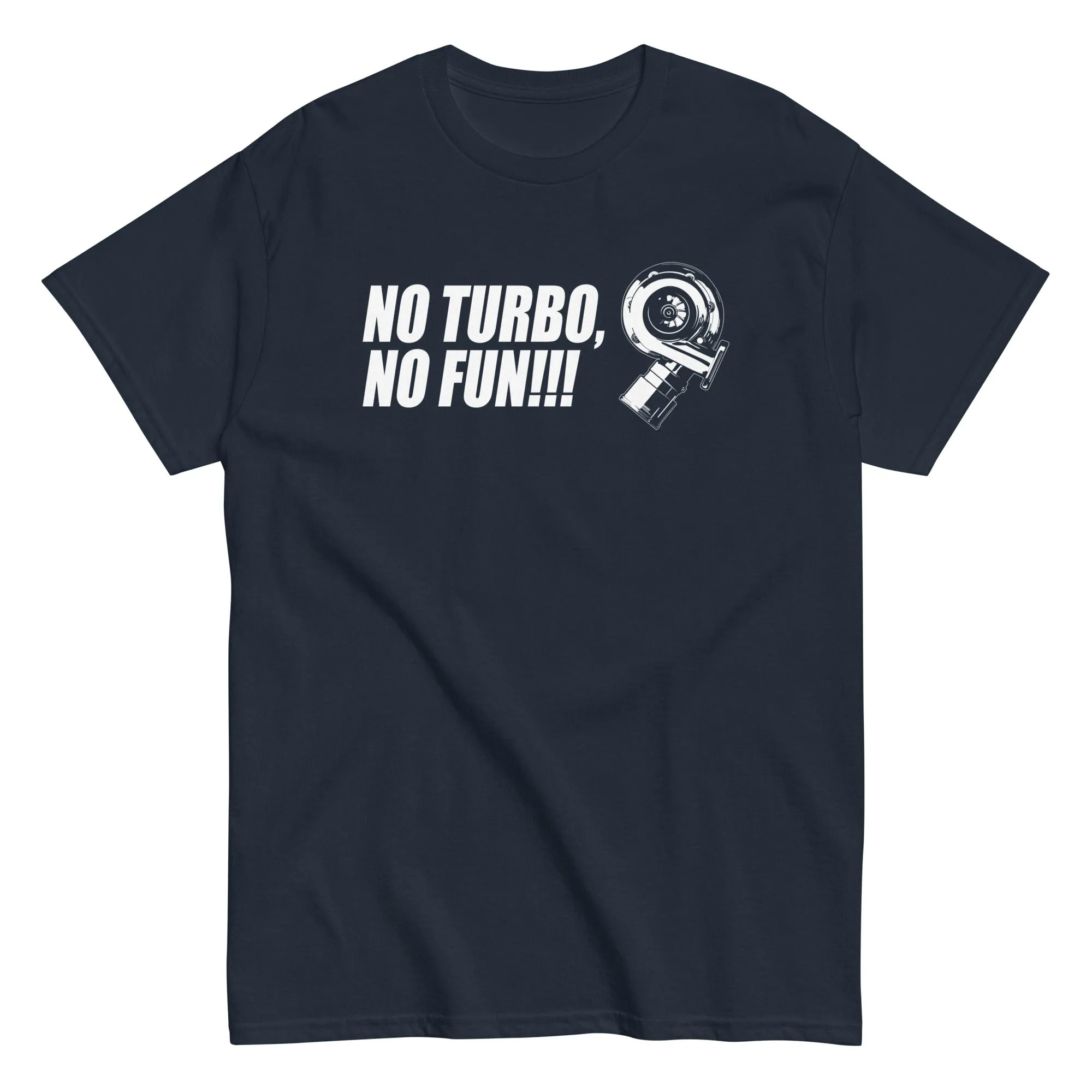 No Turbo Fun Car Enthusiast Racing T-Shirt