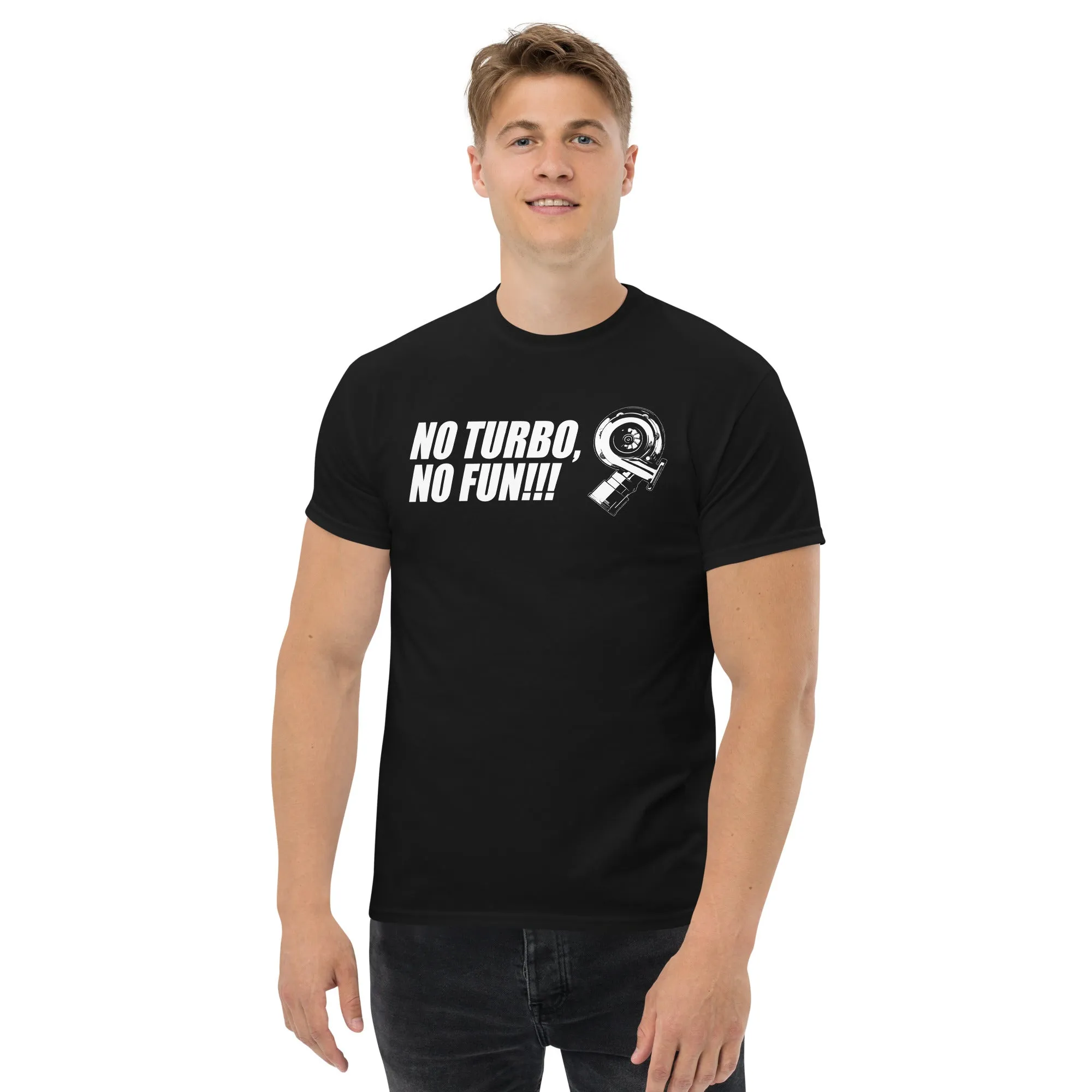 No Turbo Fun Car Enthusiast Racing T-Shirt