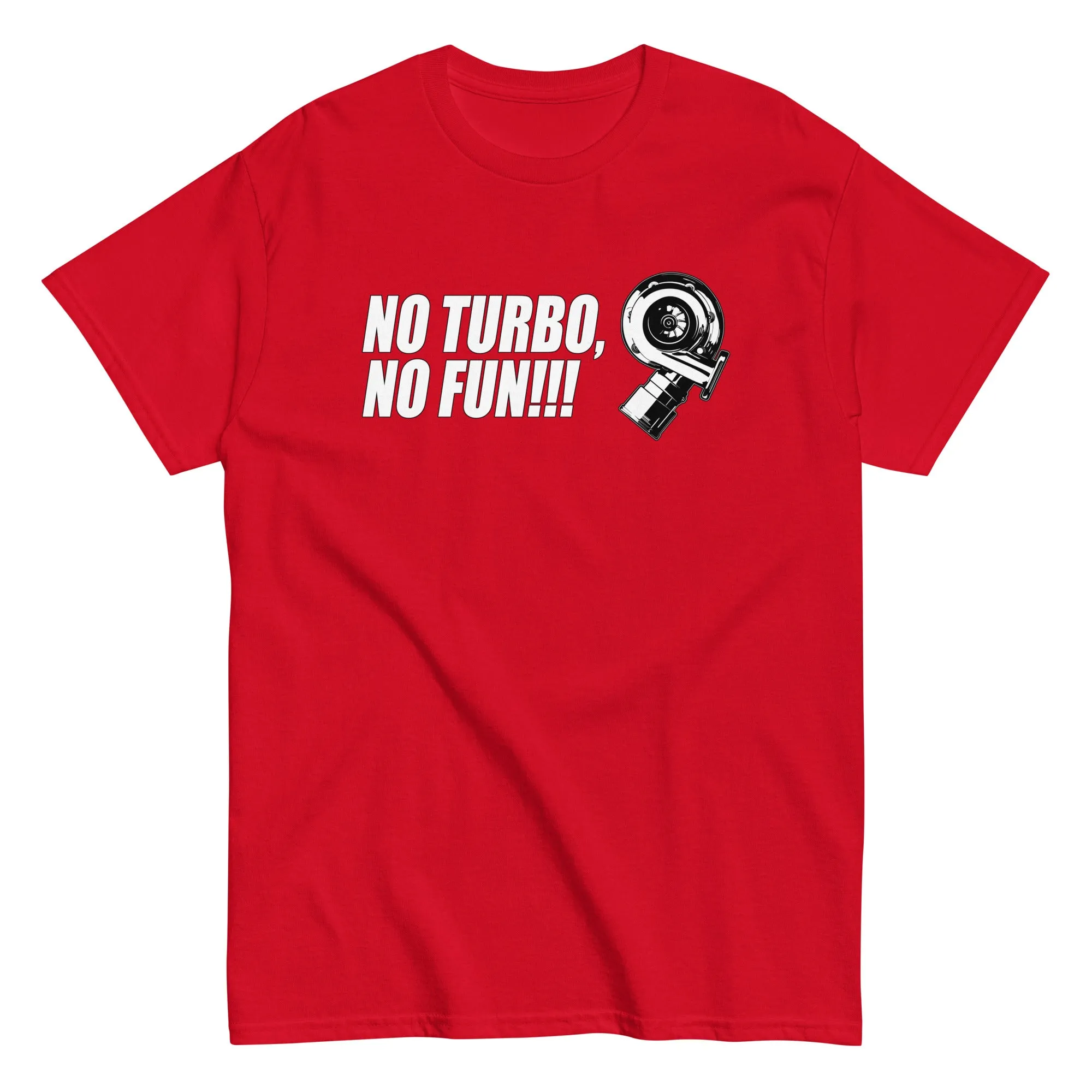 No Turbo Fun Car Enthusiast Racing T-Shirt