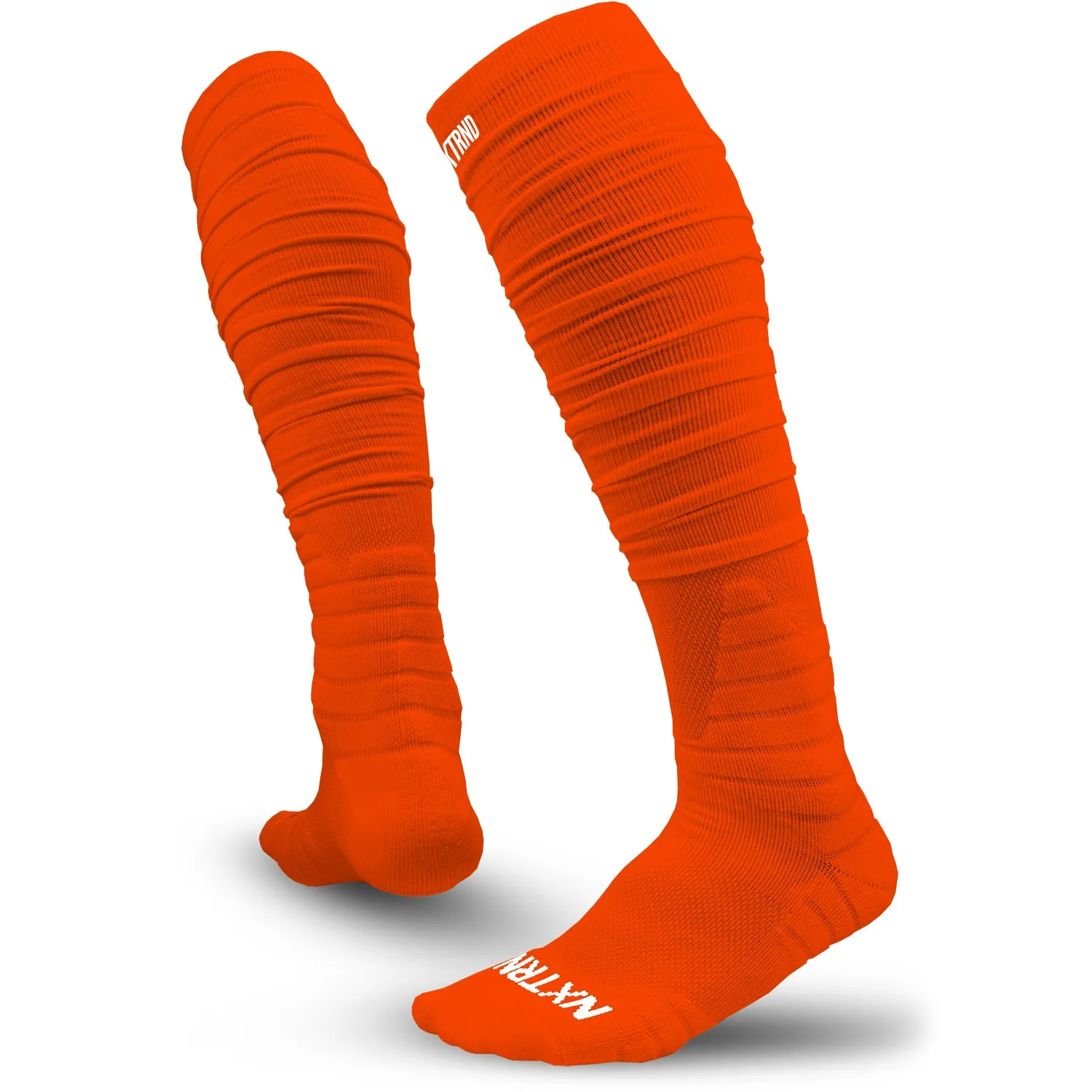 NXTRND XTD Orange Scrunch Football Socks