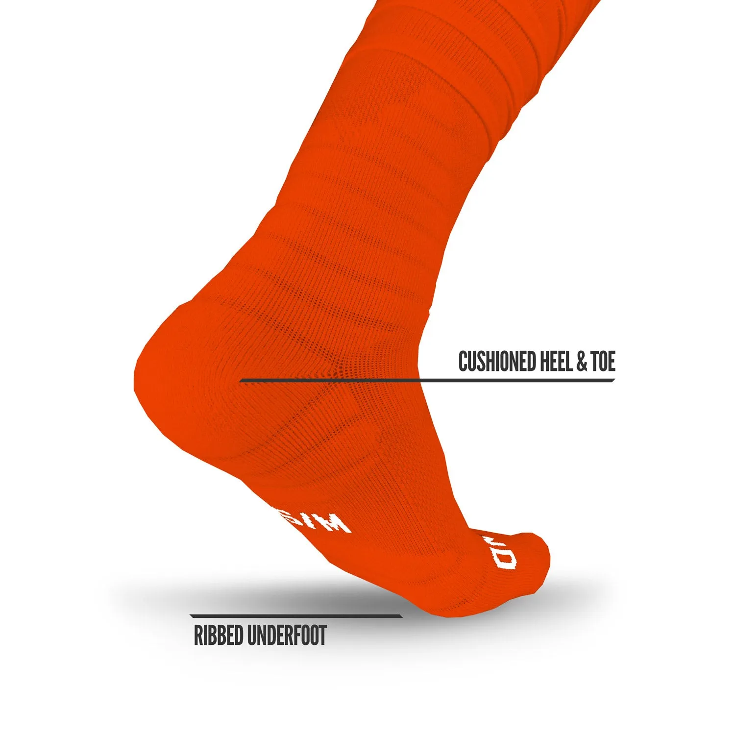 NXTRND XTD Orange Scrunch Football Socks