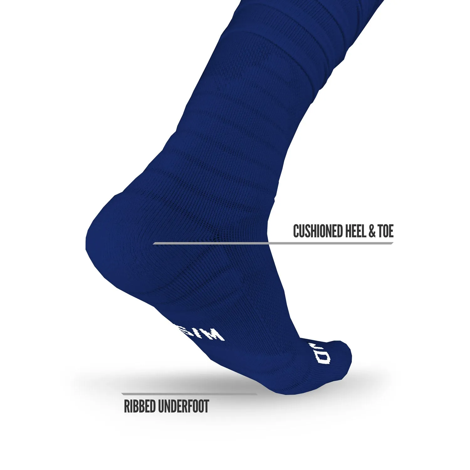 NXTRND XTD Scrunch Football Socks in Navy Blue