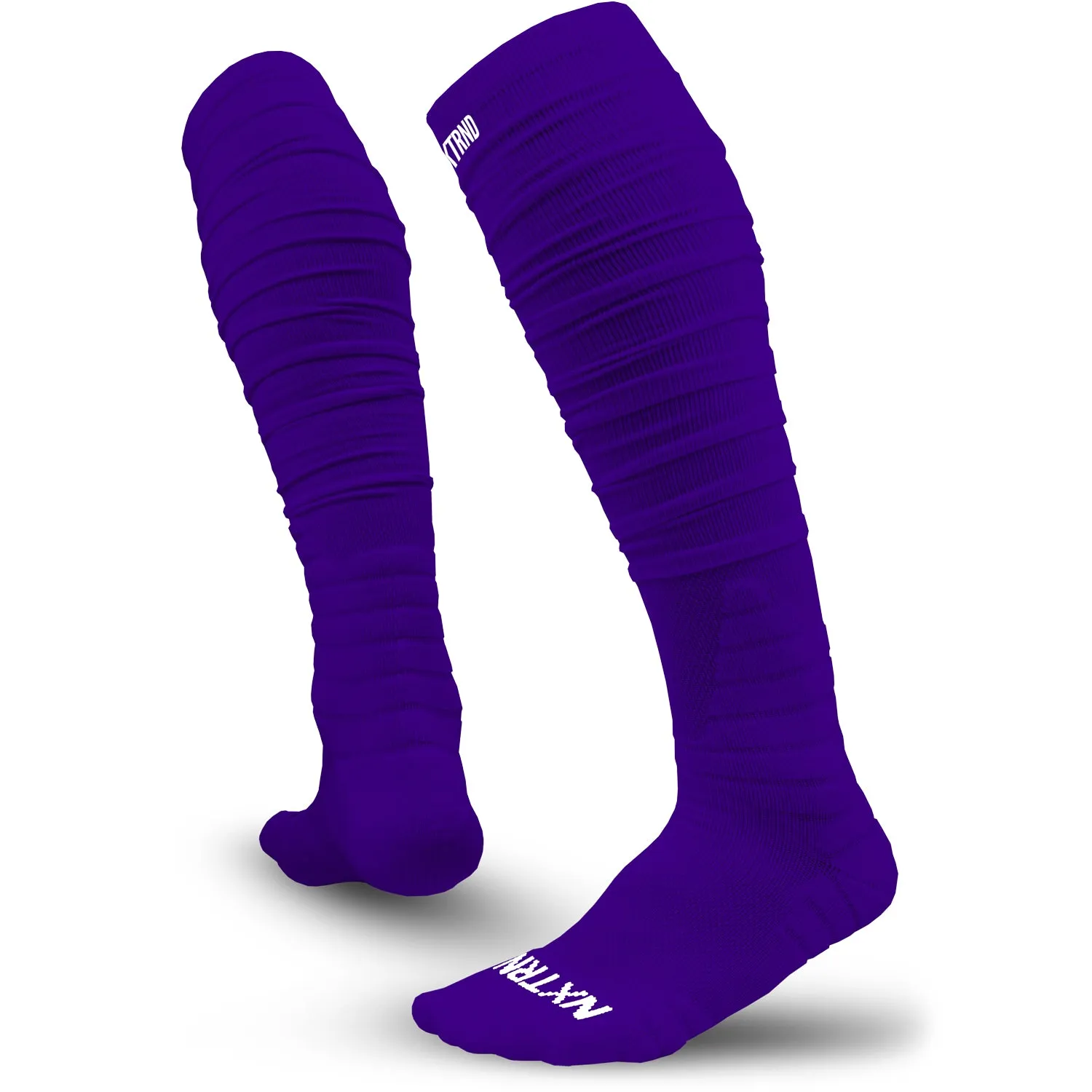 NXTRND XTD Scrunch Purple Football Socks