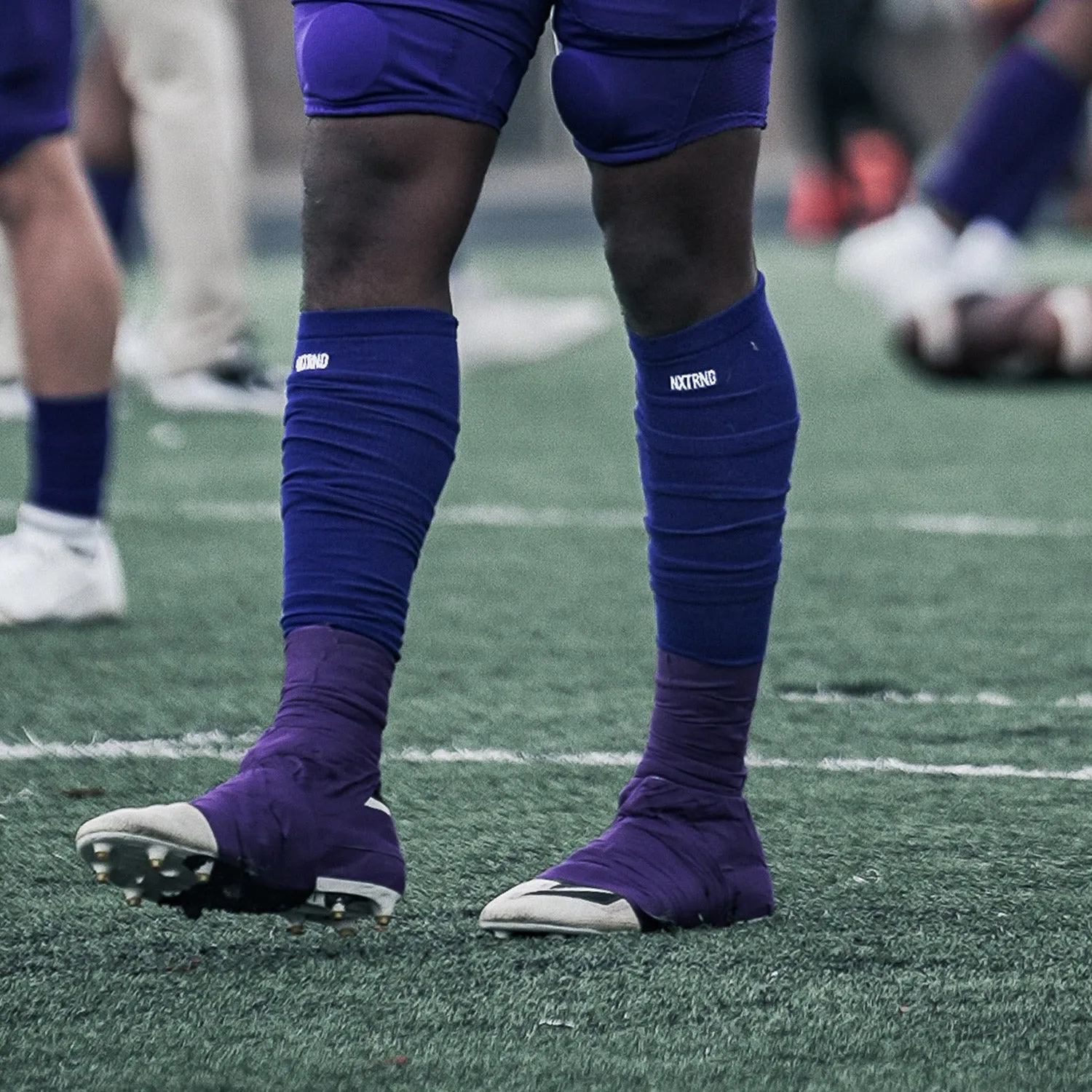 NXTRND XTD Scrunch Purple Football Socks