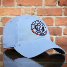 NYCFC Logo Light Blue Bottom MLS Slouch Cap | Light Blue OSFM