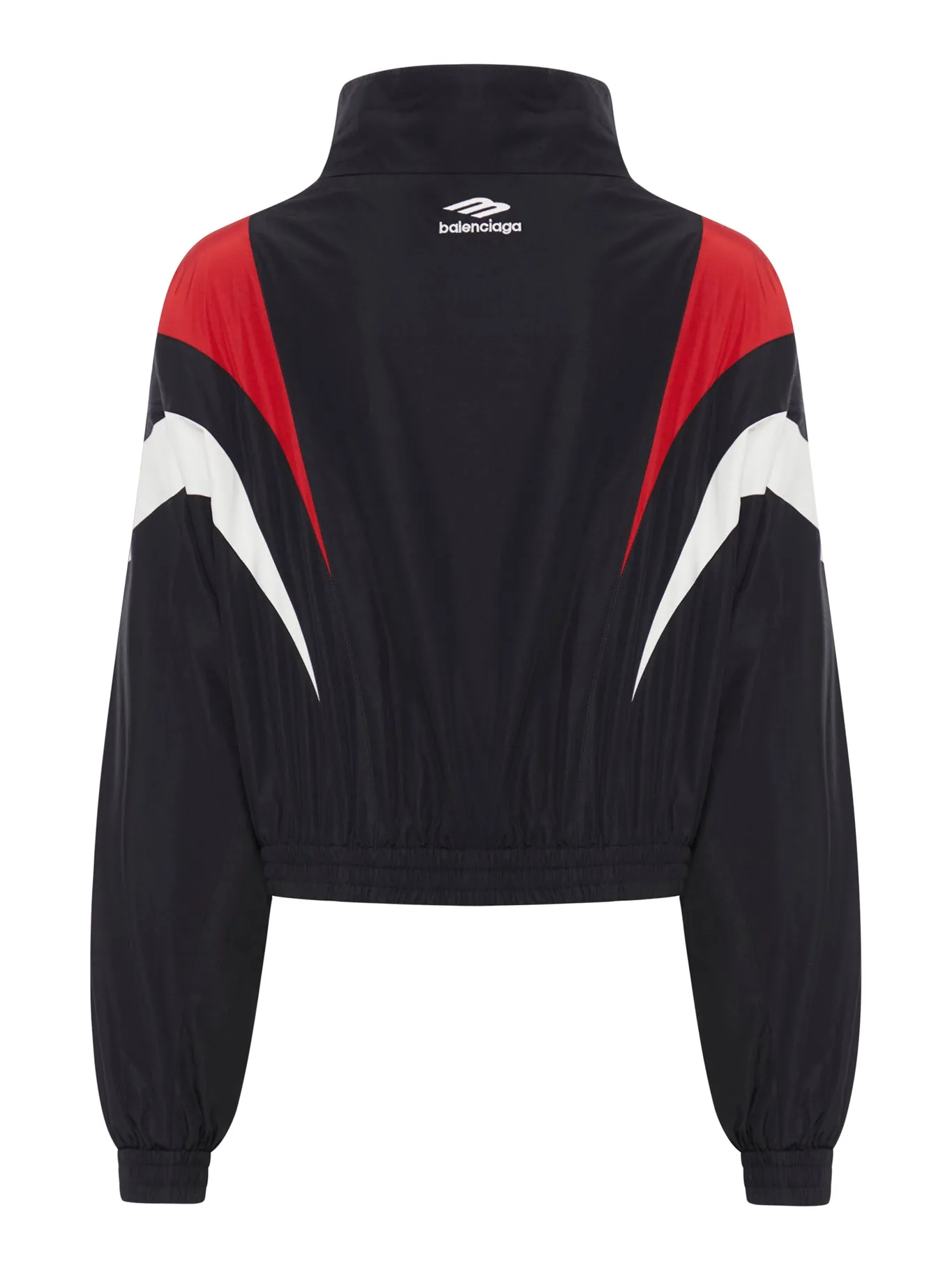 Off-shoulder tracksuit 3B sports icon jacket black.