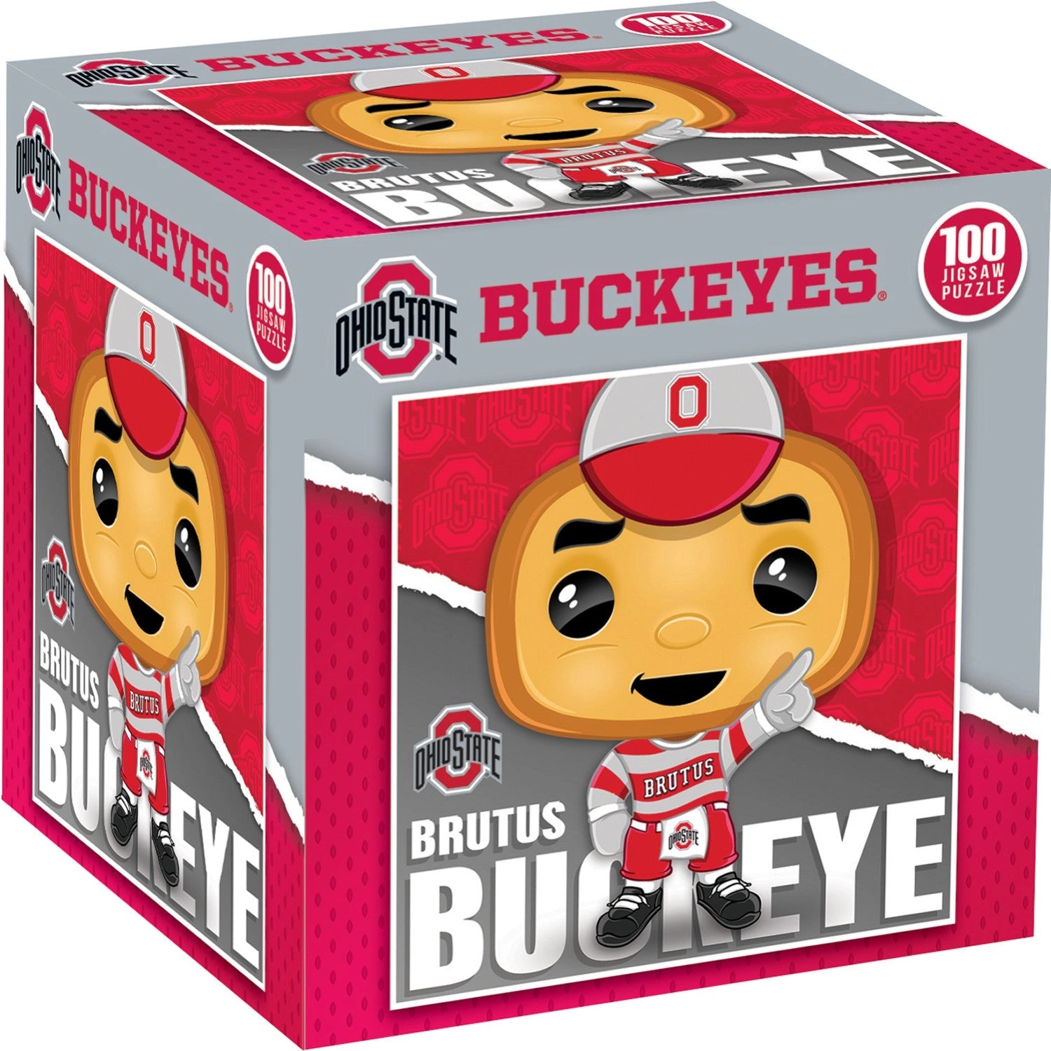 Ohio State mascot puzzle, 100 pieces