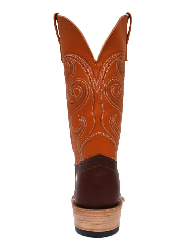 Olathe Men's Orange Waxy Kansas Boots