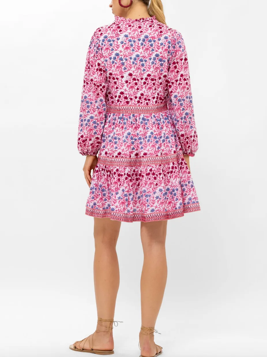 Oliphant long sleeve yoke dress