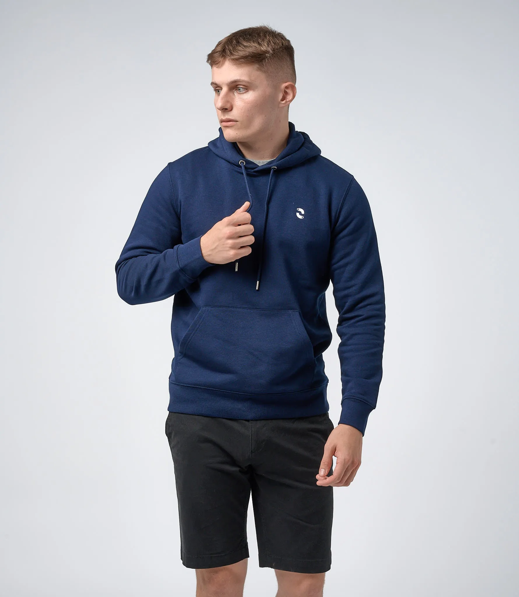 Omnitau Men's Prime Organic Cotton Hoodie - French Navy