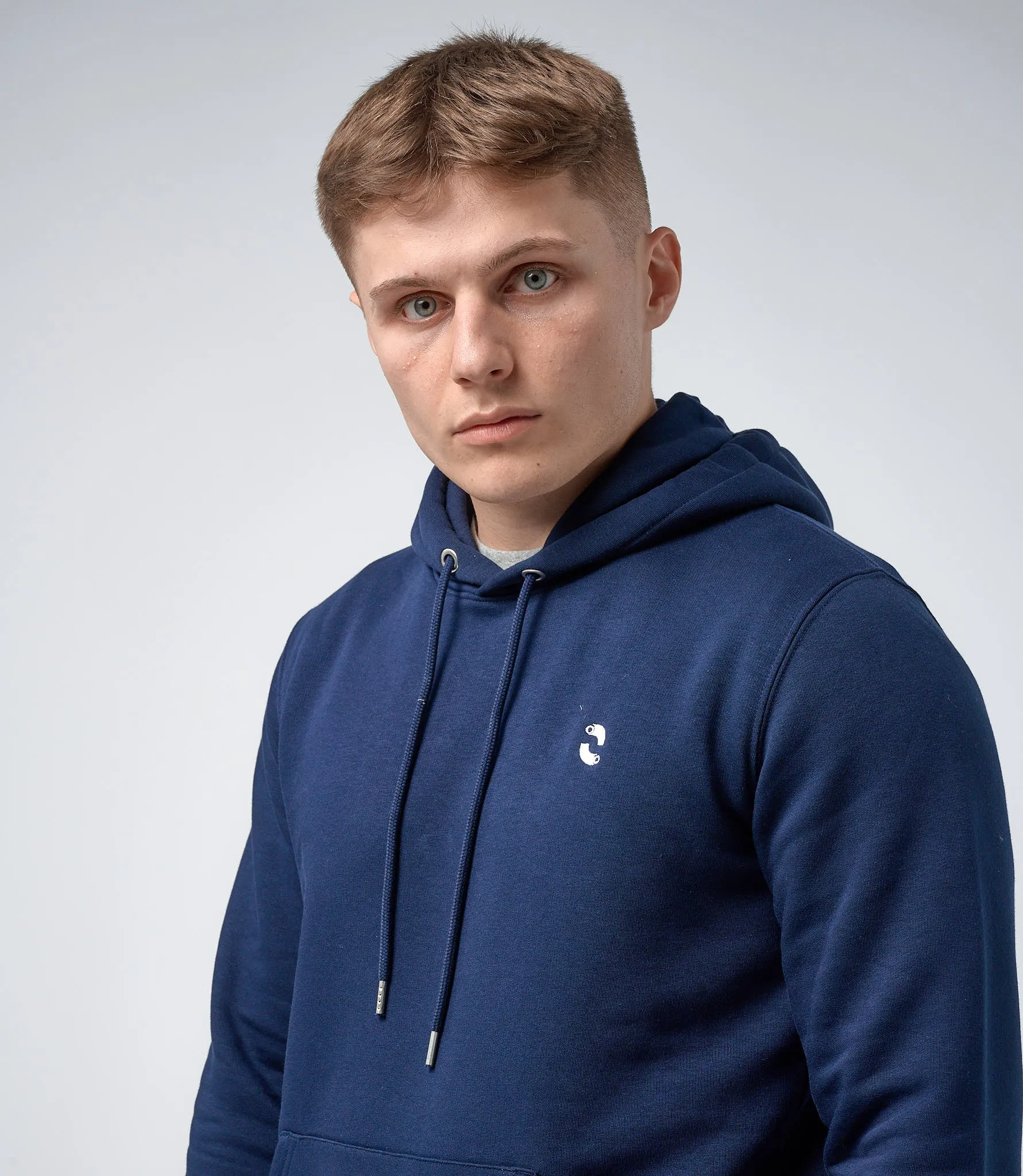 Omnitau Men's Prime Organic Cotton Hoodie - French Navy