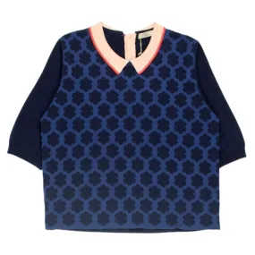 Orla Kiely Blue Floral Sweater