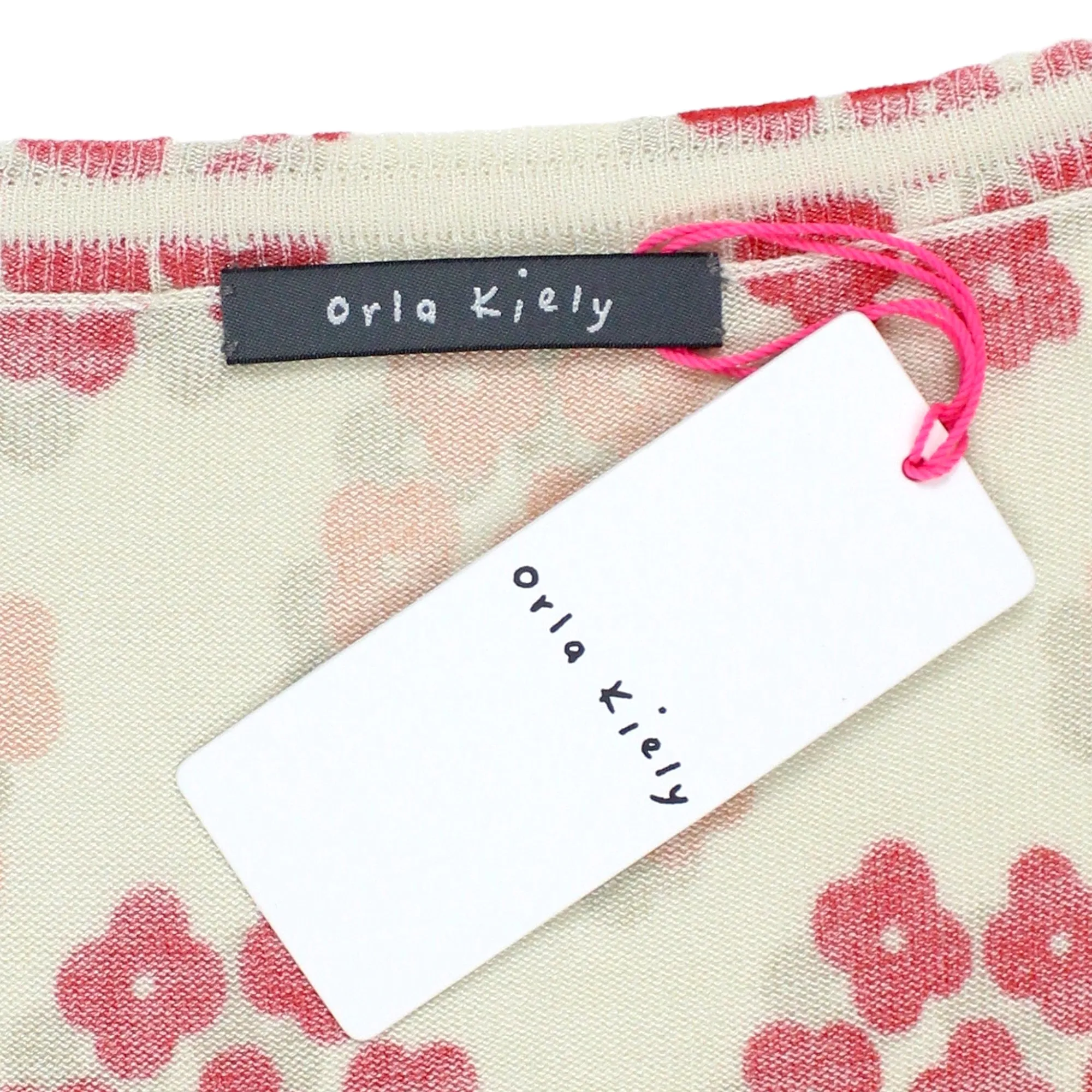 Orla Kiely Cream/Red Floral Sweater