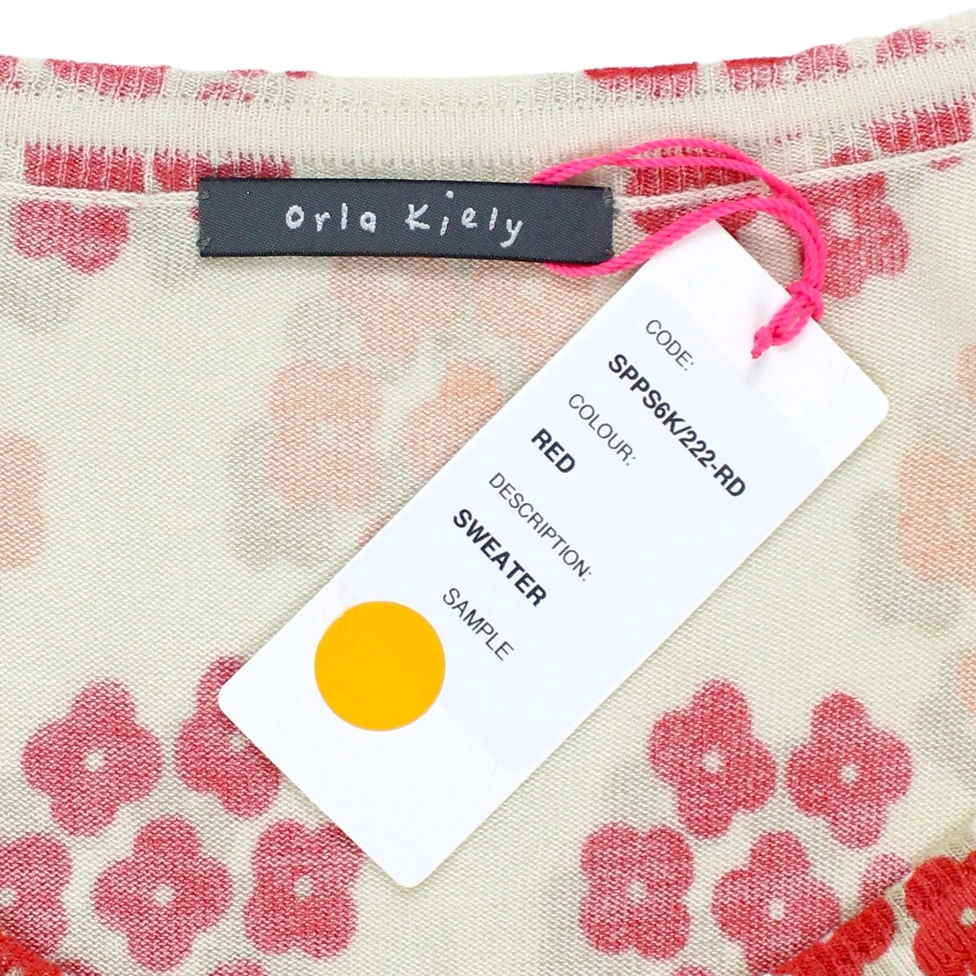 Orla Kiely Cream/Red Floral Sweater