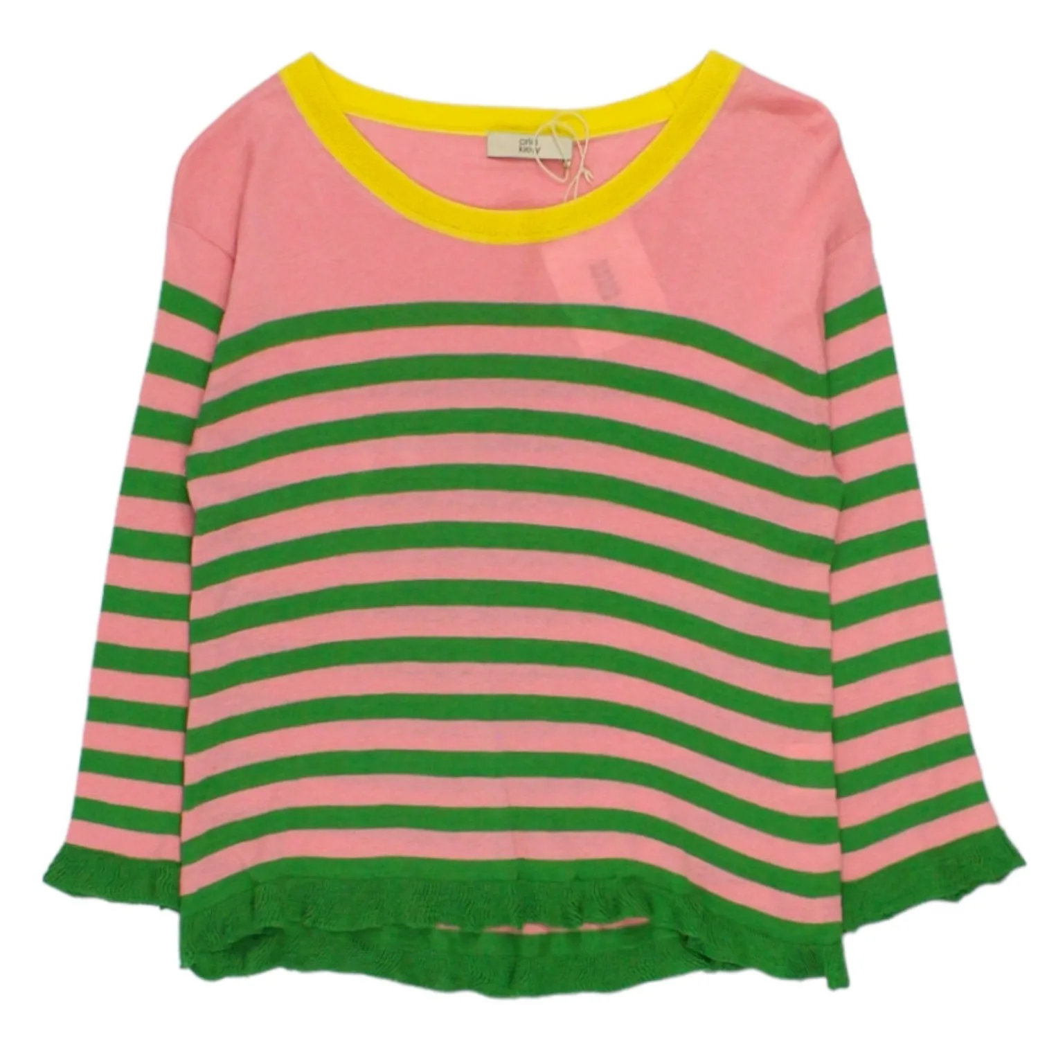 Orla Kiely Rose/Leaf Silk Cotton Sweater