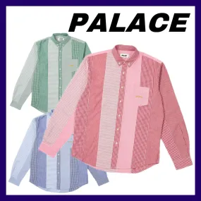 Palace Skateboards Long Sleeves - Stripes, Plaid Patterns, Street Style