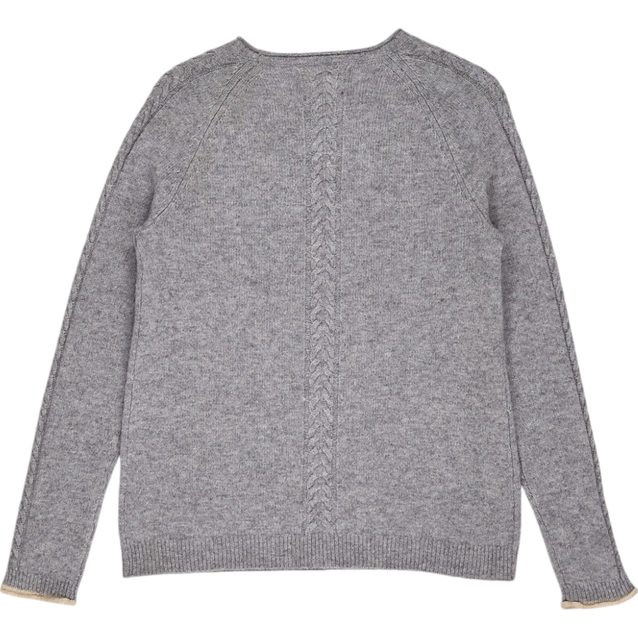 Paul Costelloe Grey Wool Blend Pullover Sweater