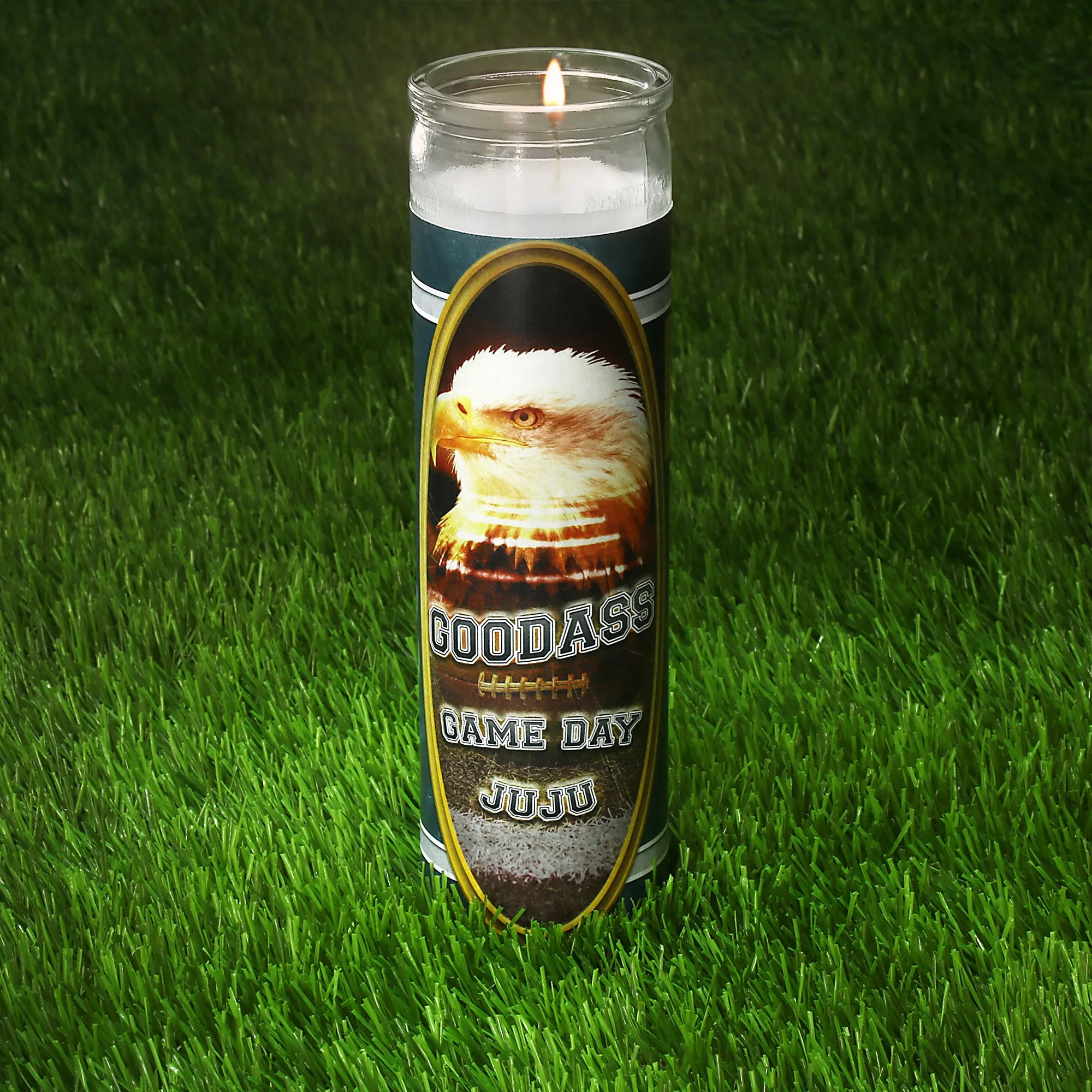 Philadelphia Football Game Candle, Juju Unscented, Prayer Candle