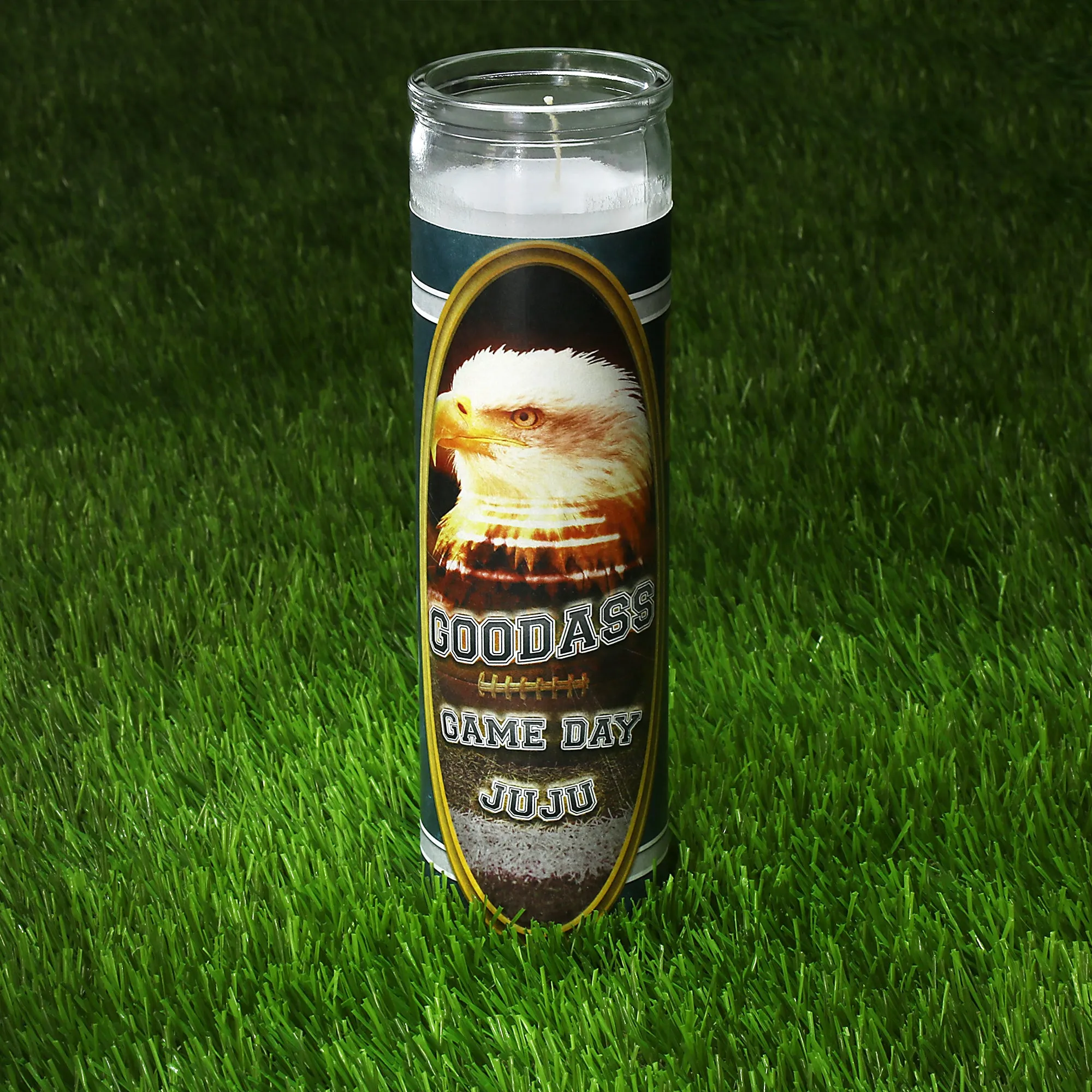 Philadelphia Football Game Candle, Juju Unscented, Prayer Candle