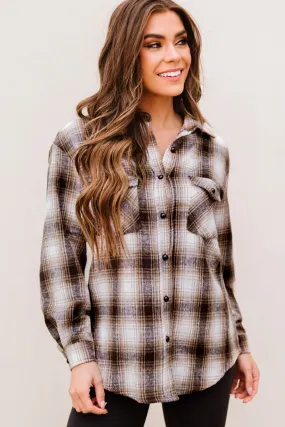 Plaid Shirt with Breast Pockets