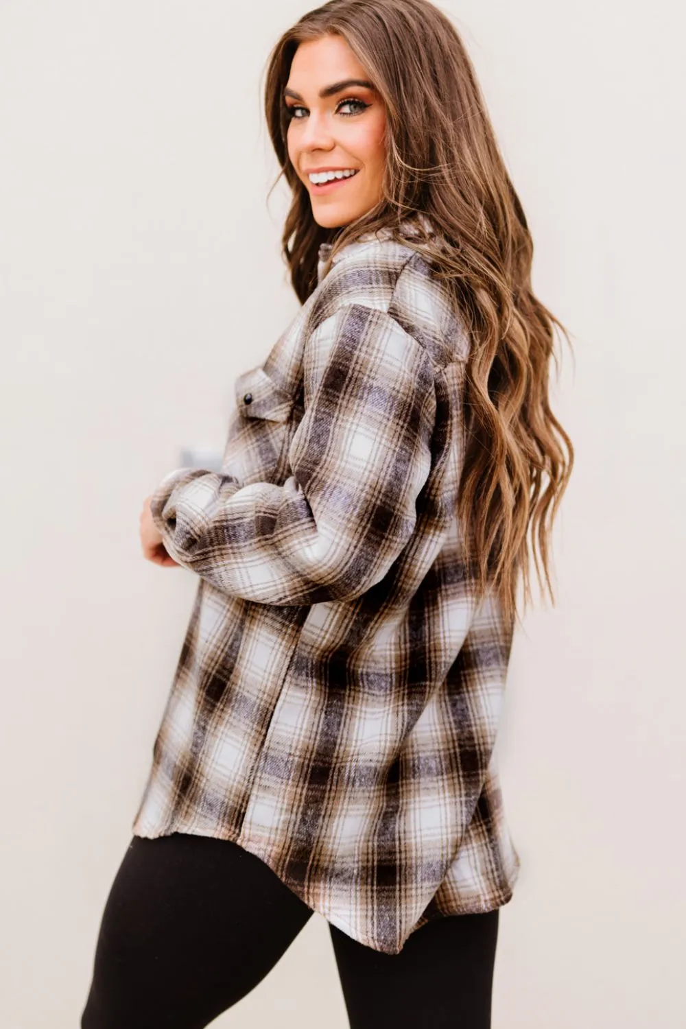 Plaid Shirt with Breast Pockets