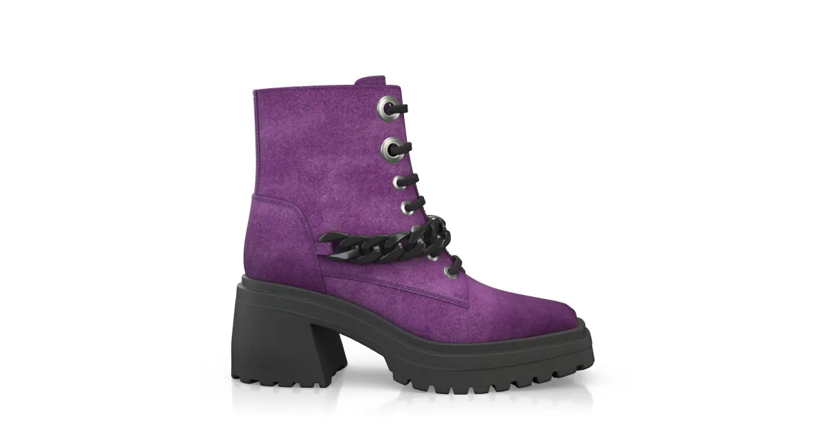 Platform Combat Ankle Boots 58912