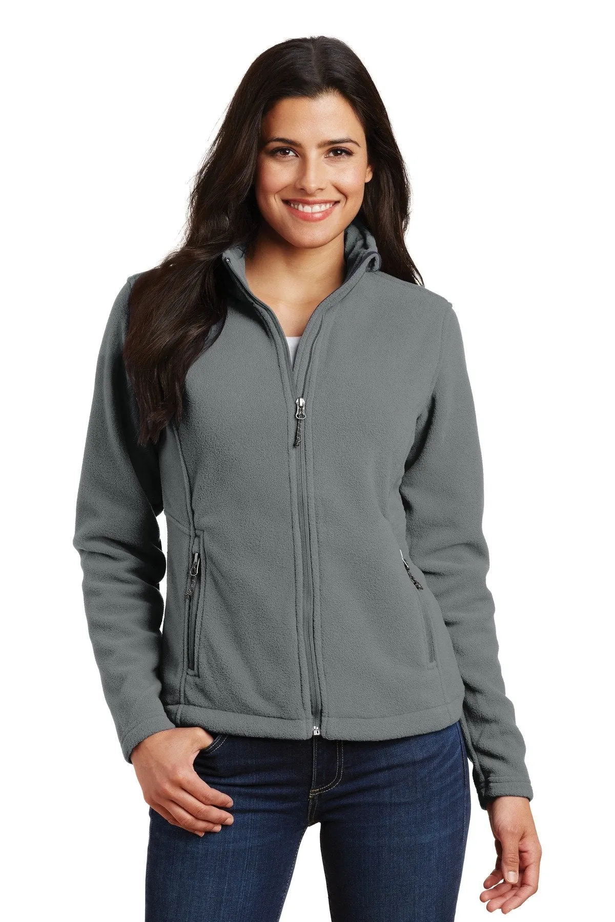 Port Authority Ladies Value Fleece Jacket L217 Deep Smoke